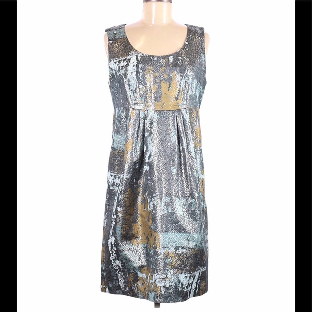 NWOT Hanii Y Metallic Multicolor Dress